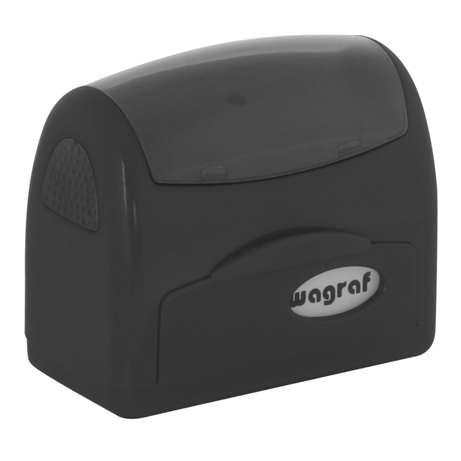 0. Foto Stempel Wagraf A3 selbstfärbend Automatikstempel 49 x 19 mm bis 4 Zeilen (Farbe: schwarz)