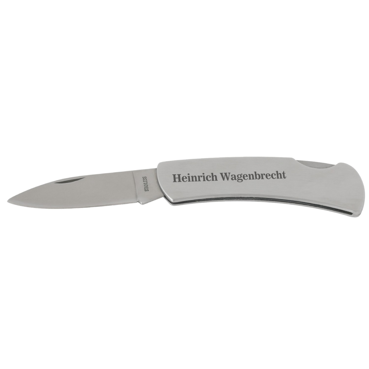 1. Foto Taschenmesser Klappmesser Magnus mit Feststellklinge und Gravur