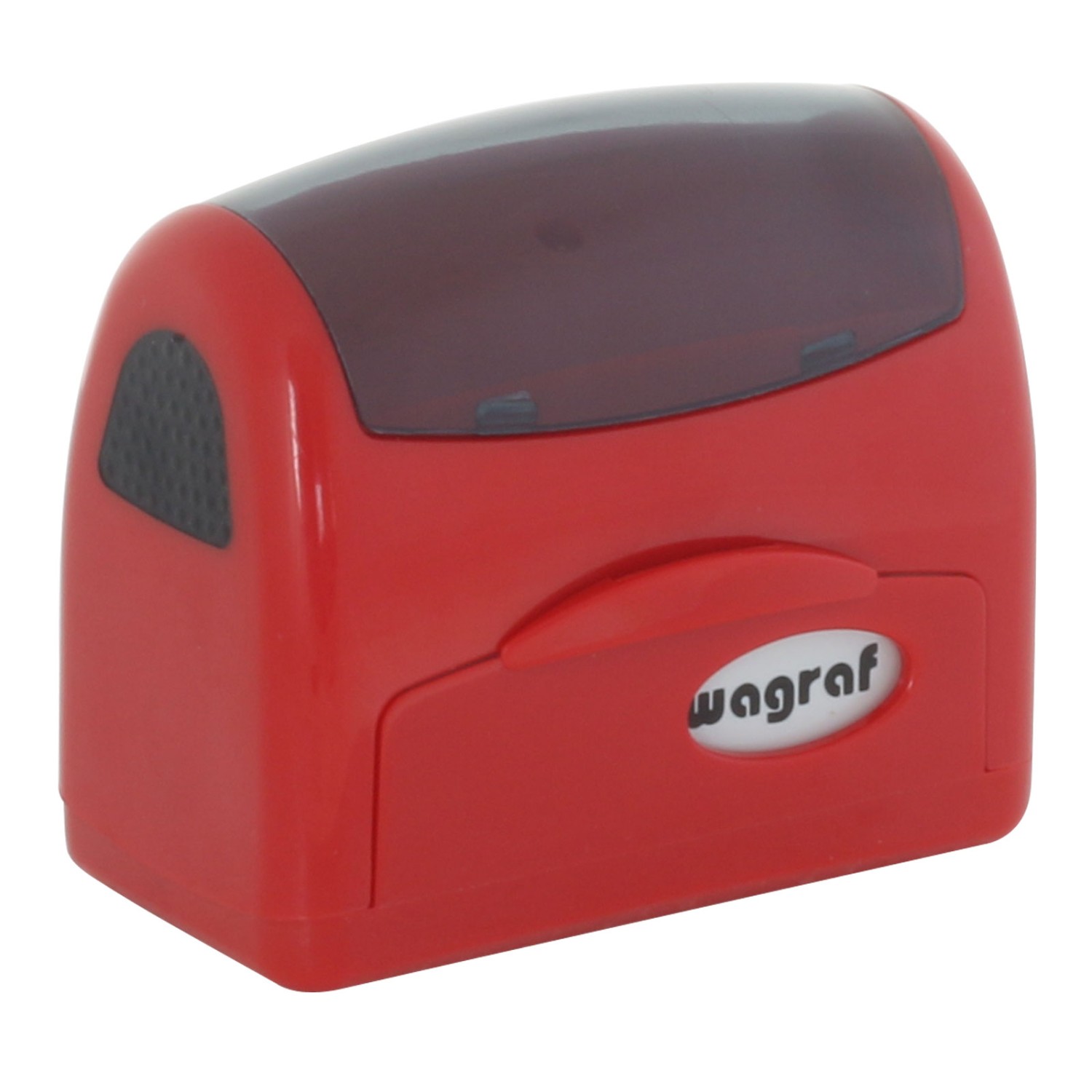 0. Foto Stempel Wagraf A3 selbstfärbend Automatikstempel 49 x 19 mm bis 4 Zeilen (Farbe: rot)