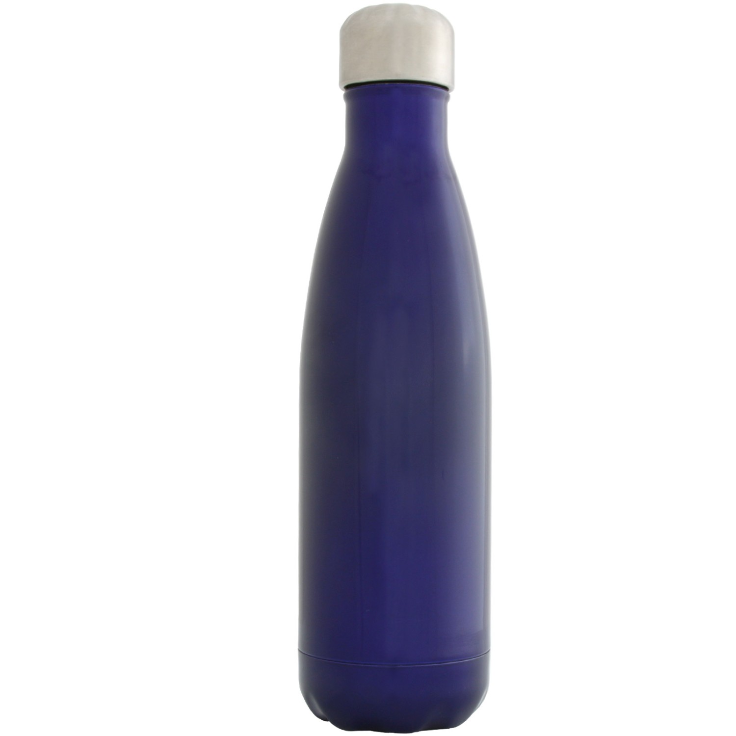 Trinkflasche Vejlby Flasche aus Edelstahl doppelwandig mit Gravur Namen (Farbe: blau)