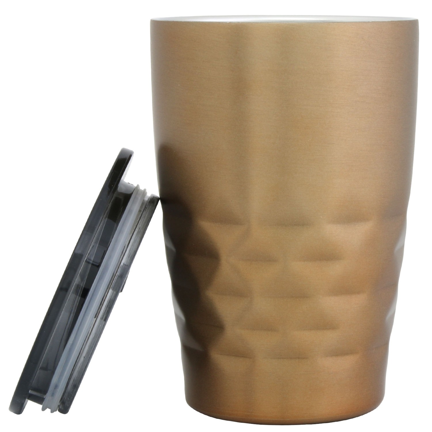 2. Foto Thermobecher BLUR Gold Edelstahl Doppelschicht Trinkbecher mit Gravur