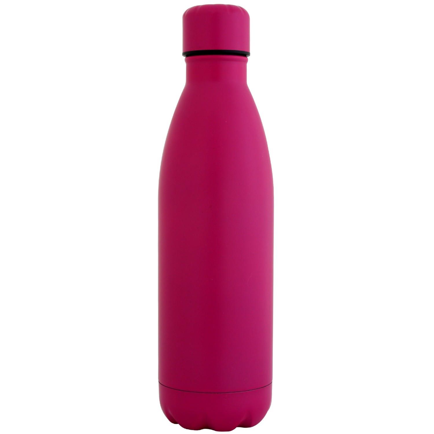 1. Foto Trinkflasche REXTAN matt Edelstahl Flasche mit Gravur (Farbe: pink)