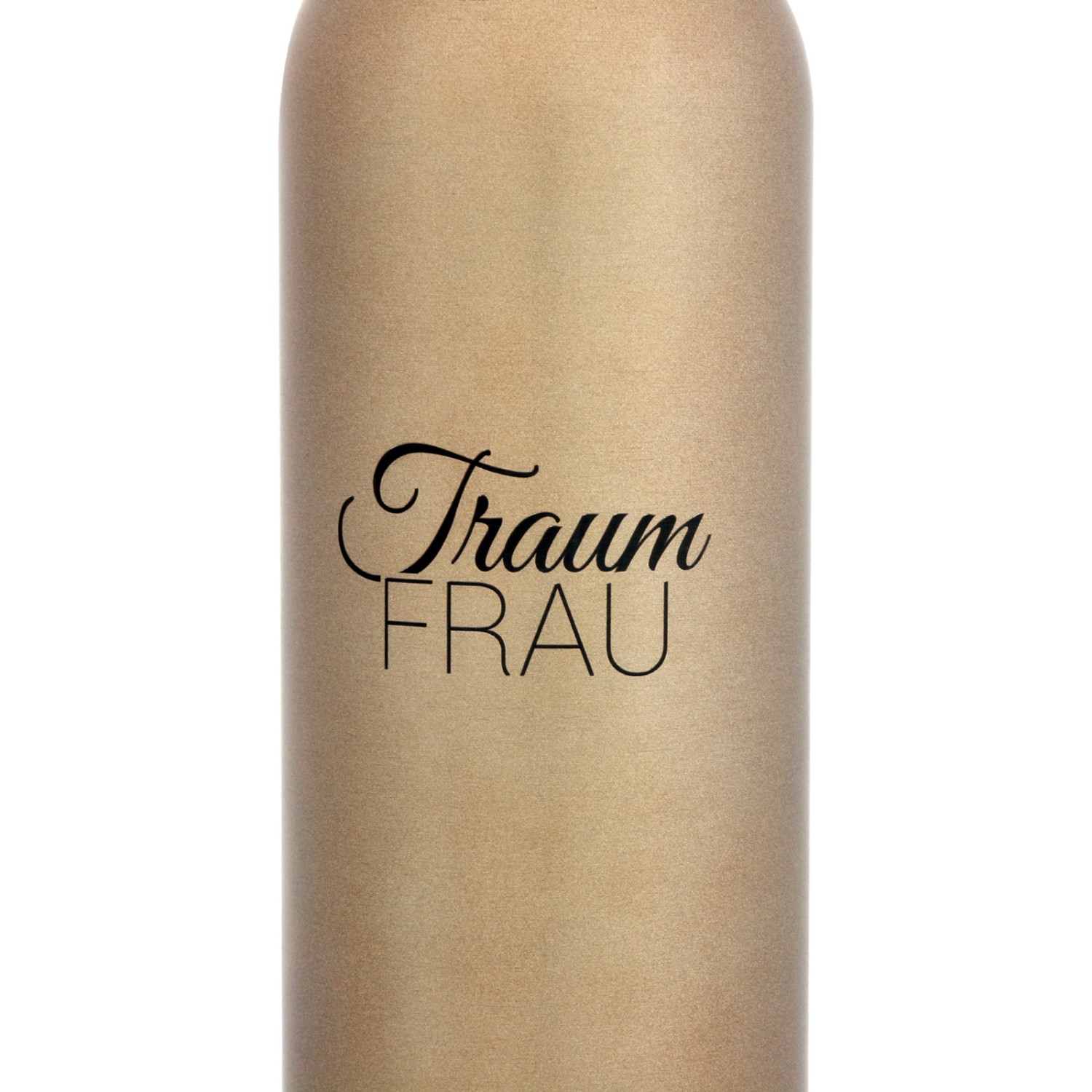 1. Foto Trinkflasche PIGOT matt Edelstahl gold mit Gravur