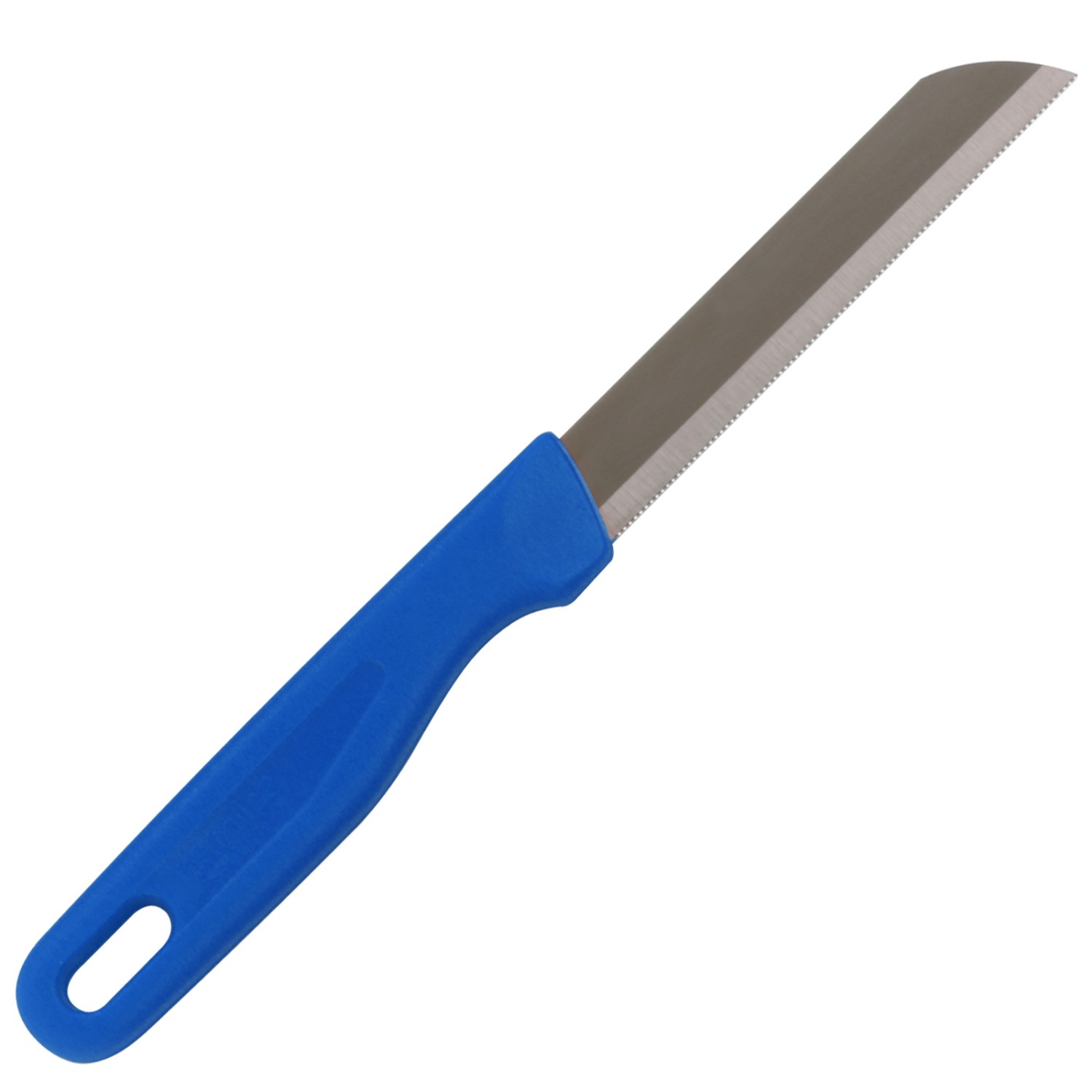 1. Foto Frühstücksmesser Brötchenmesser Vespermesser Messer aus Solingen mit Gravur (Farbe: blau)