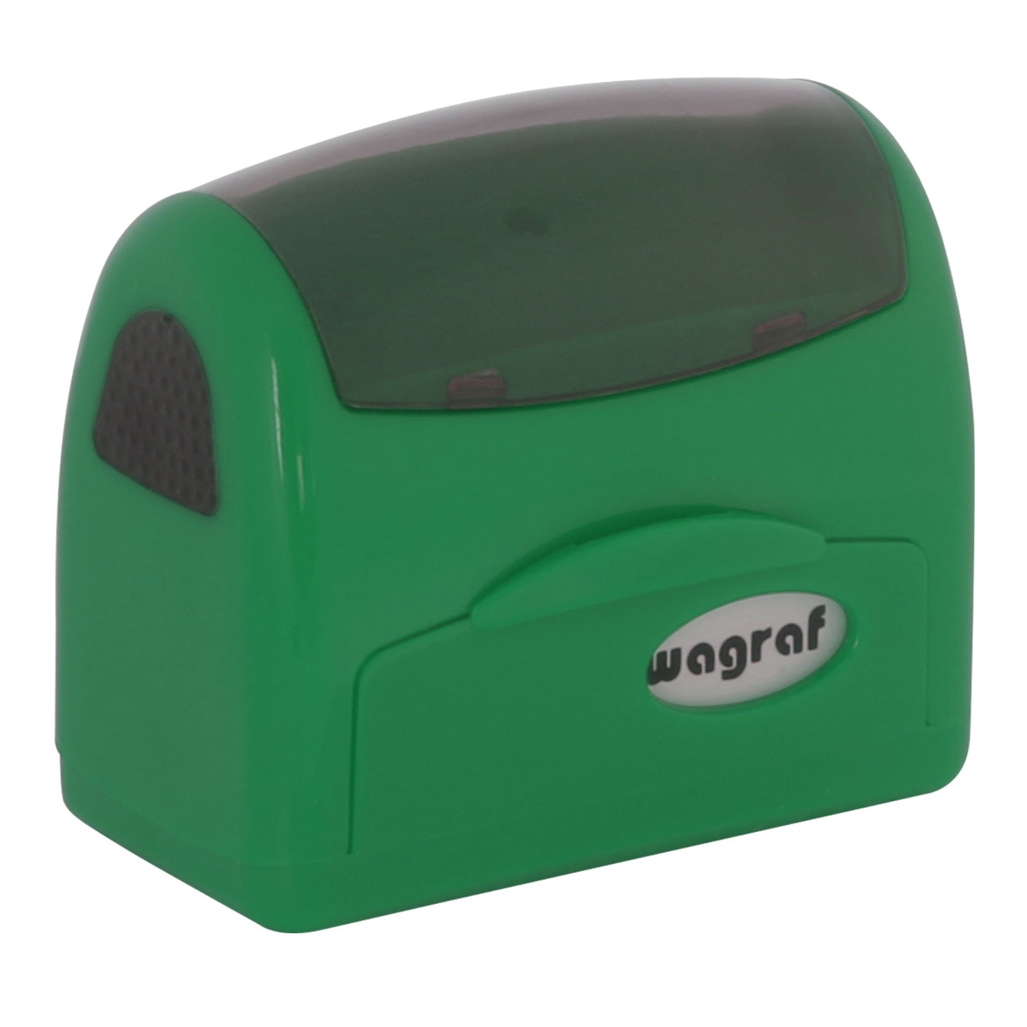 0. Foto Stempel Wagraf A2 selbstfärbend Automatikstempel 40 x 15 mm bis 3 Zeilen (Farbe: grün)