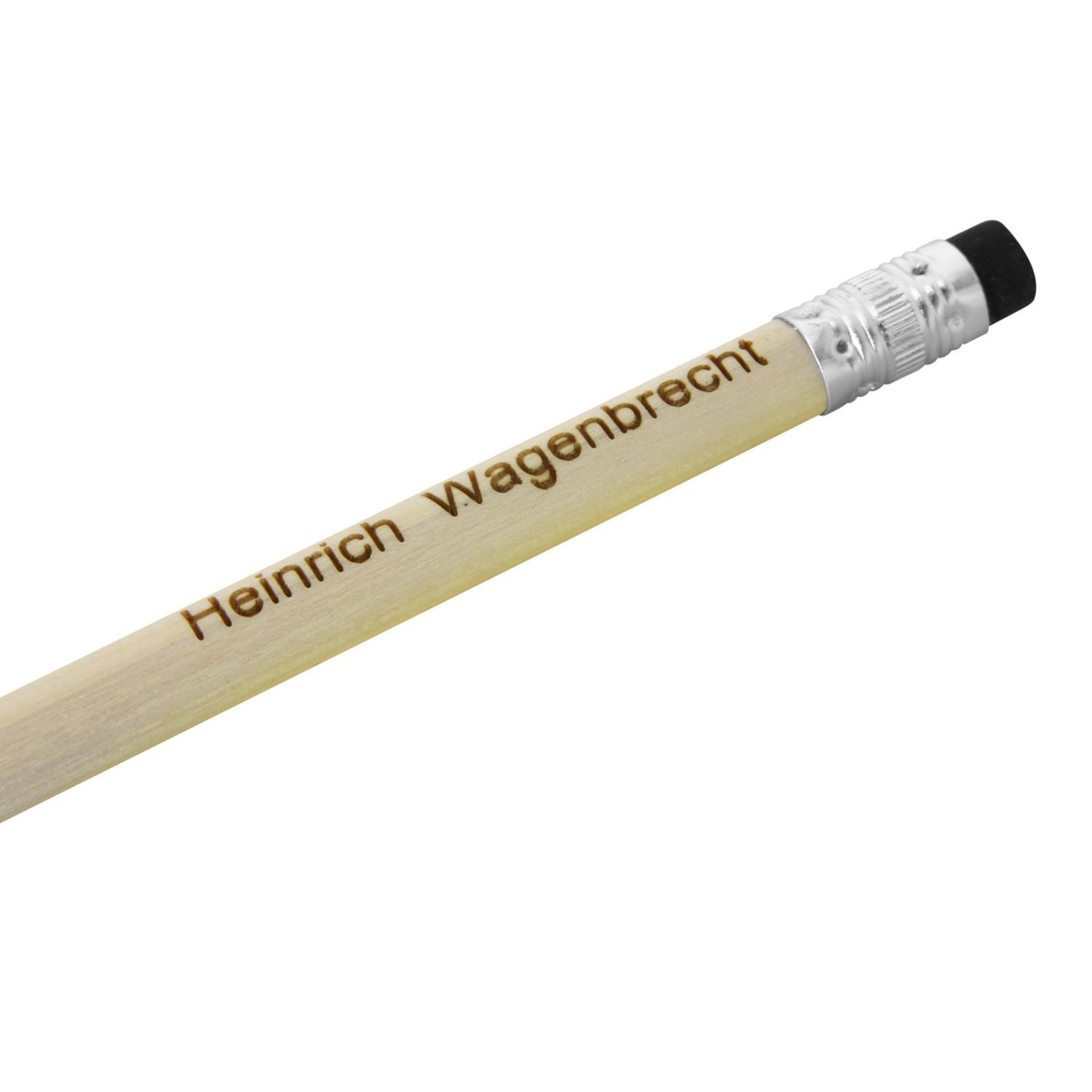 1. Foto Bleistift mit Radiergummi STUDENT Holz mit Druck oder Gravur