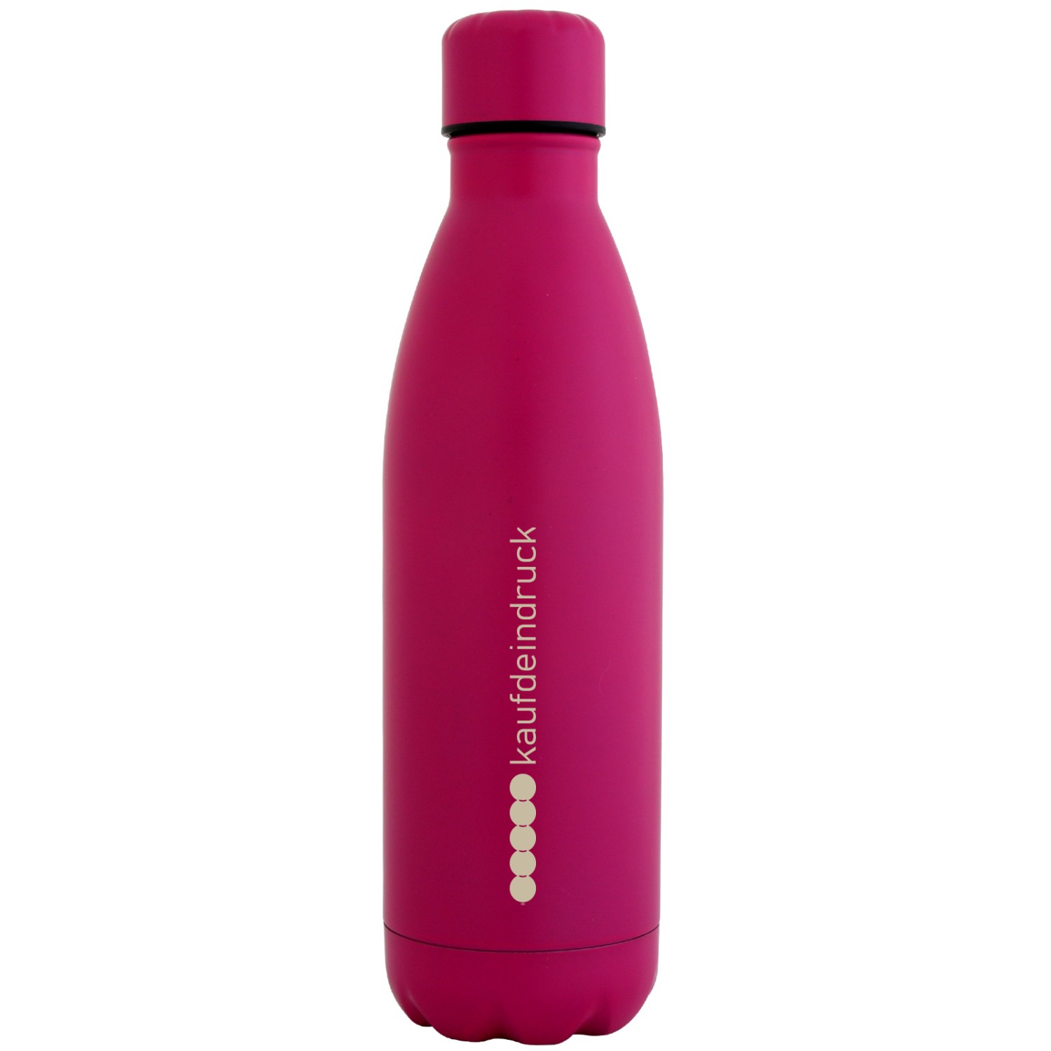 0. Foto Trinkflasche REXTAN matt Edelstahl Flasche mit Gravur (Farbe: pink)