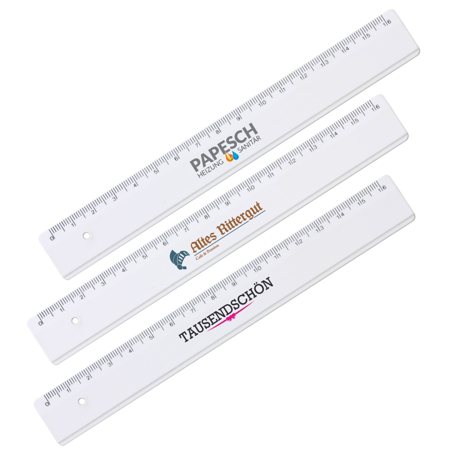 0. Foto Lineal Schullineal 16 cm mit 4-farbigen Druck Werbung Logo