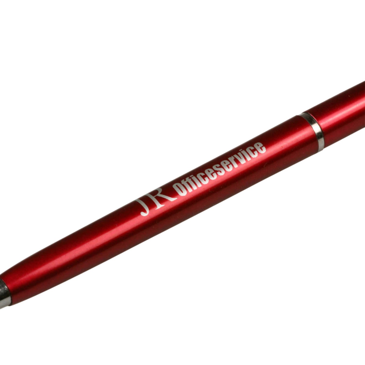 1. Foto Kugelschreiber Touchpen FLOO mit Druck 1farbig Werbung Grafik bedruckt (Farbe des Kugelschreibers: rotbraun metallic)