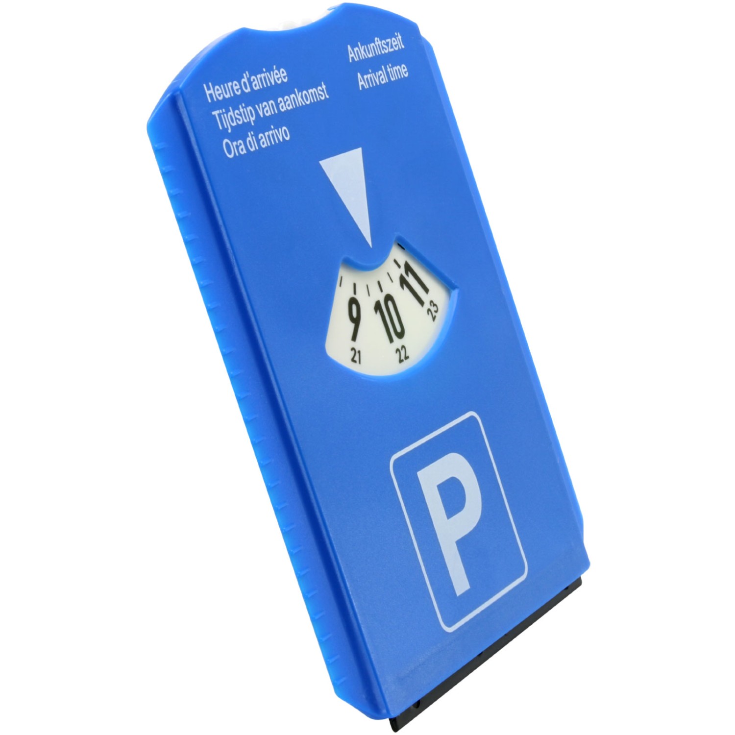 3. Foto Parkscheibe Parkuhr PVC mit Druck 4-farbig mit Logo Werbung