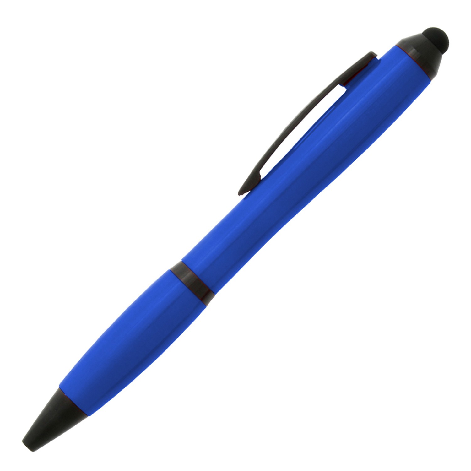 1. Foto Kugelschreiber Dynamic POP Touchpen mit Druck Logo Werbung 1-farbig (Gehäusefarbe: blau)