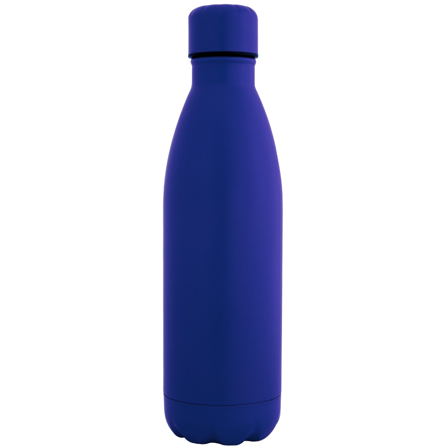 1. Foto Trinkflasche REXTAN matt Edelstahl Flasche mit Gravur (Farbe: blau)