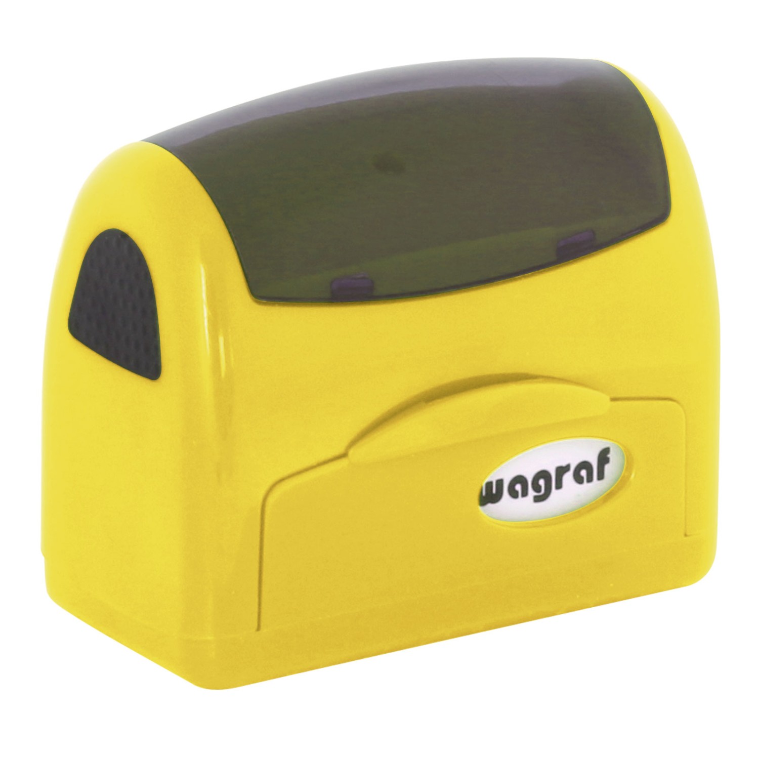 0. Foto Stempel Wagraf A3 selbstfärbend Automatikstempel 49 x 19 mm bis 4 Zeilen (Farbe: gelb)