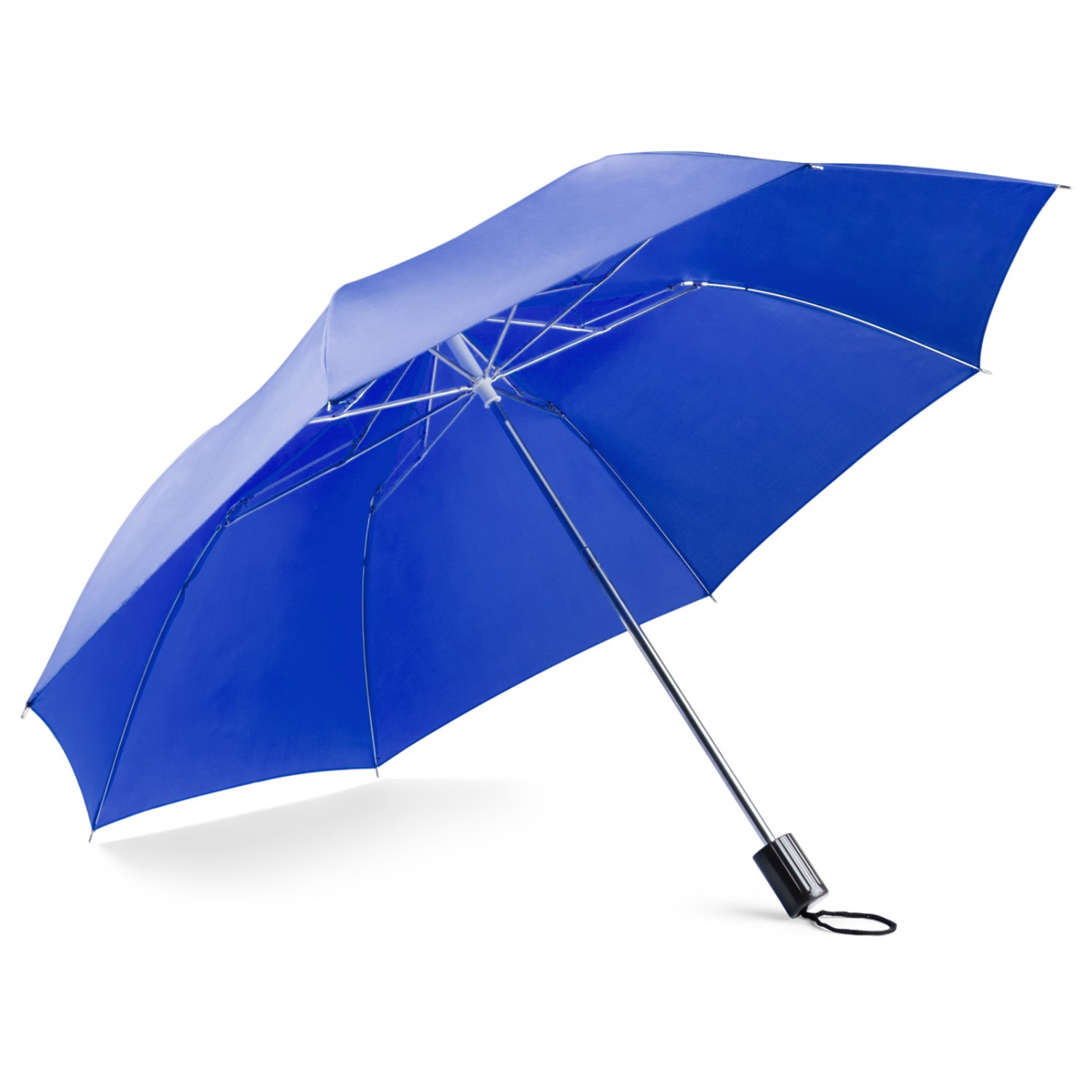 2. Foto Regenschirm SAMER mit Druck Werbung 1-farbig bedruckt (Schirmfarbe: blau)