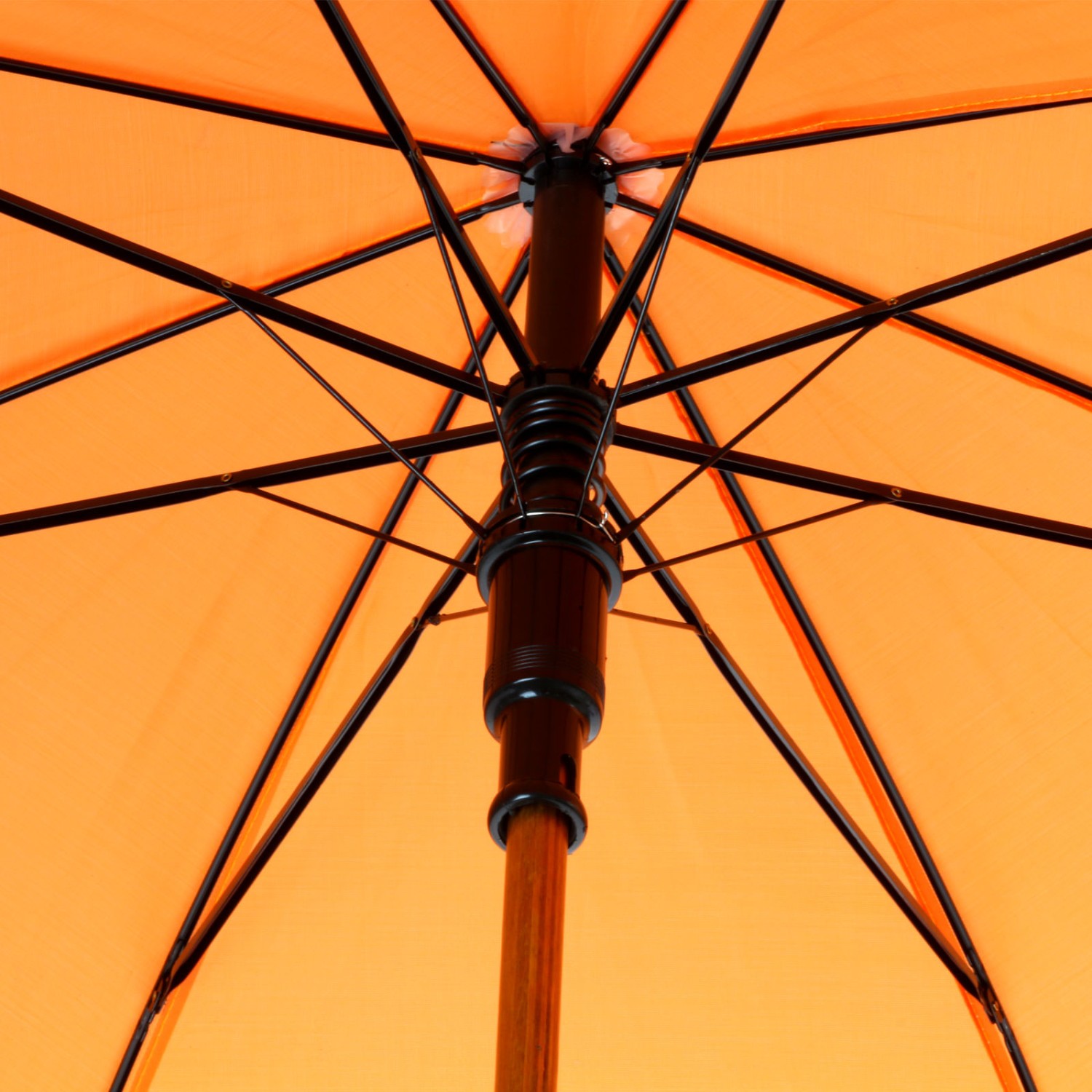 1. Foto Schirm Regenschirm Automatikstockschirm Stockschirm mit Druck Werbung 1-farbig (Schirmfarbe: blau)